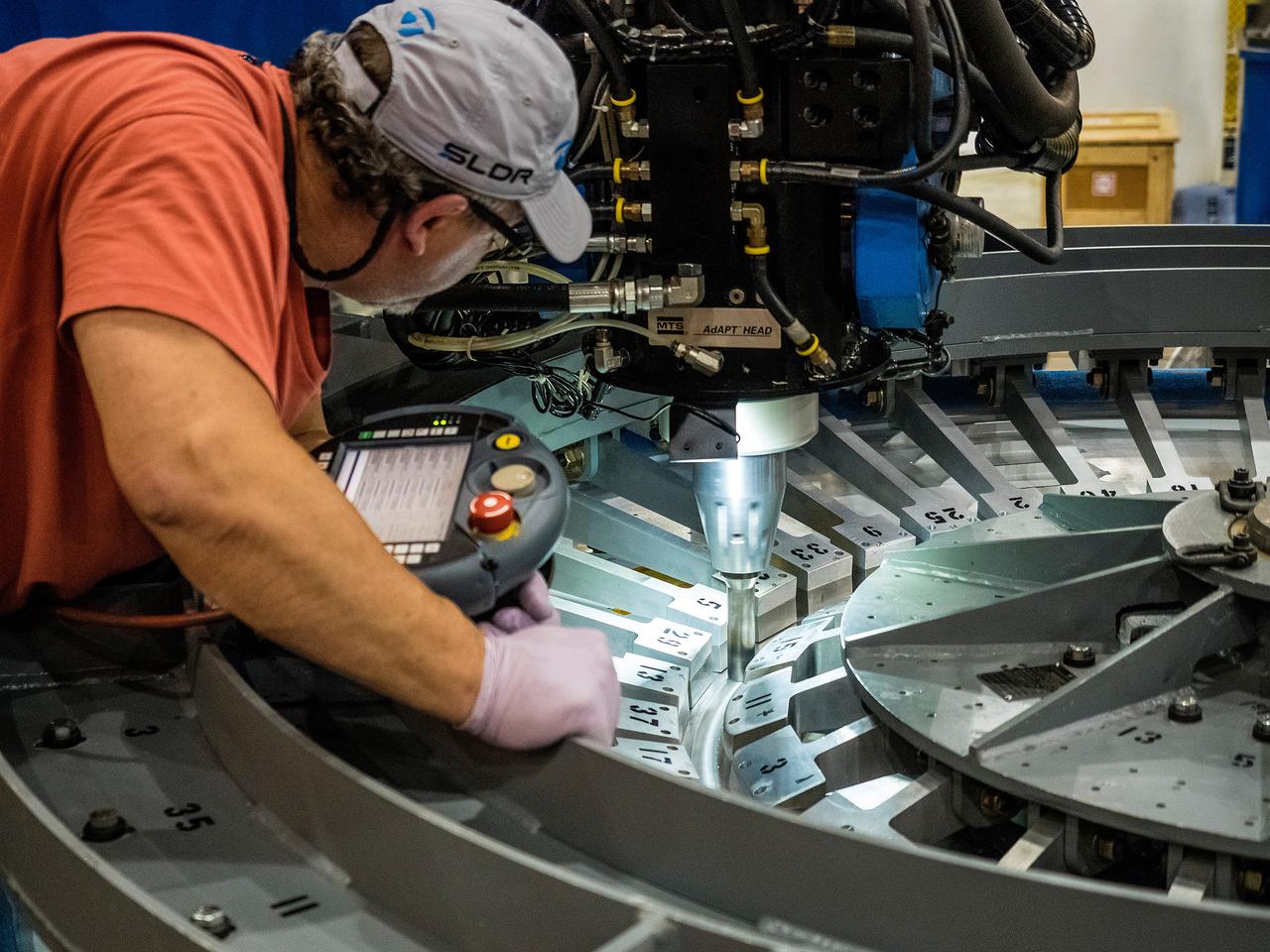 First weld of Orion Exploration Mission 1 crew module