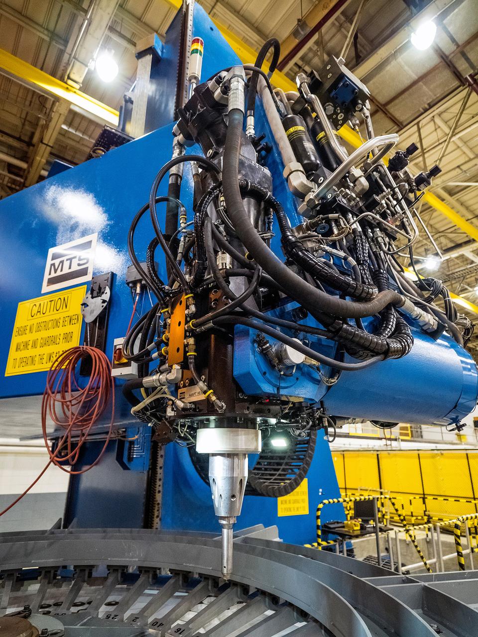 First weld of Orion Exploration Mission 1 crew module