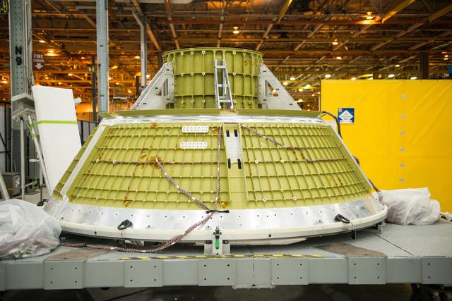 NASA image: Orion EM1 Cone and frwd Bulkhead Section