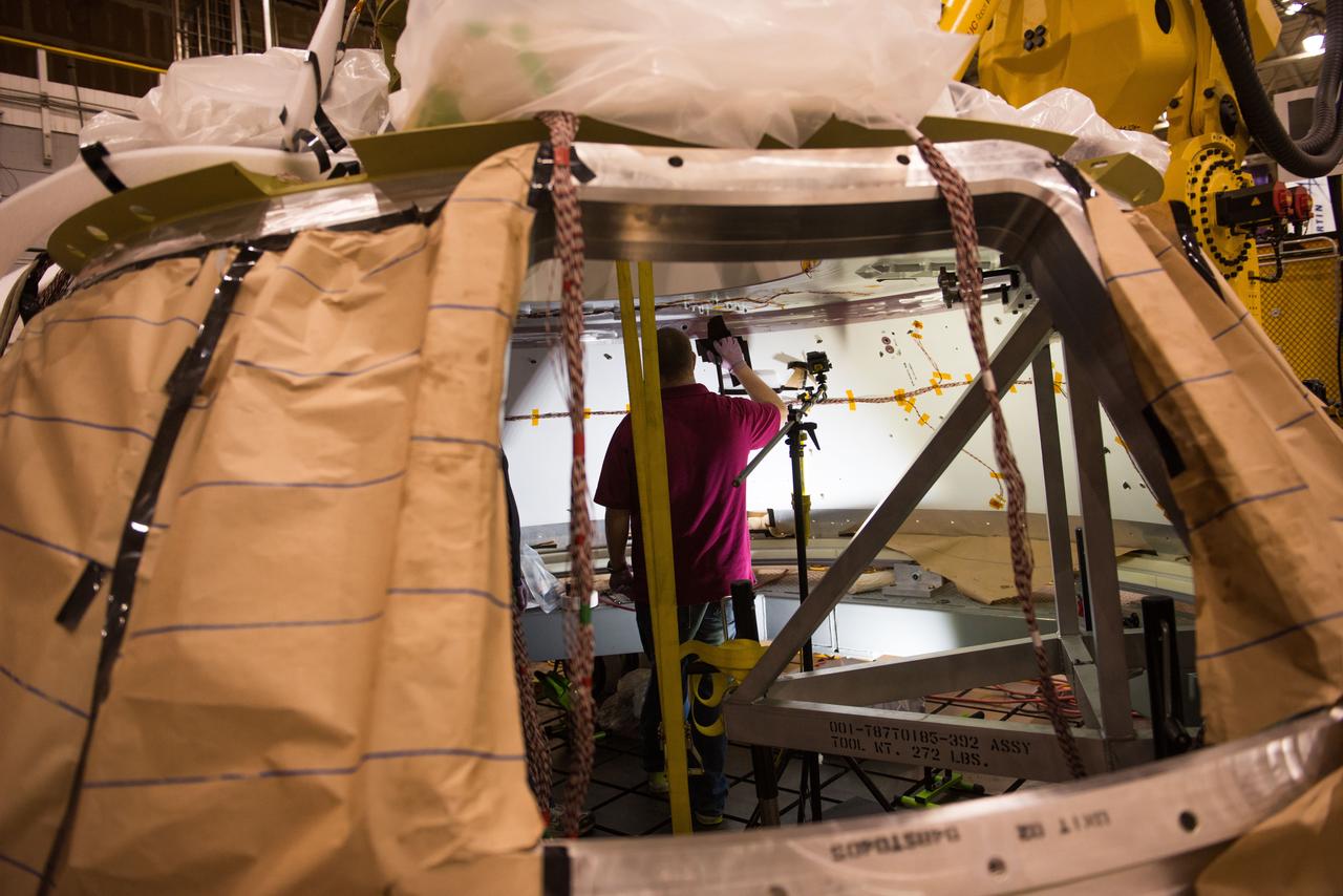 Orion EM1 plug welds in PV2 and PV3