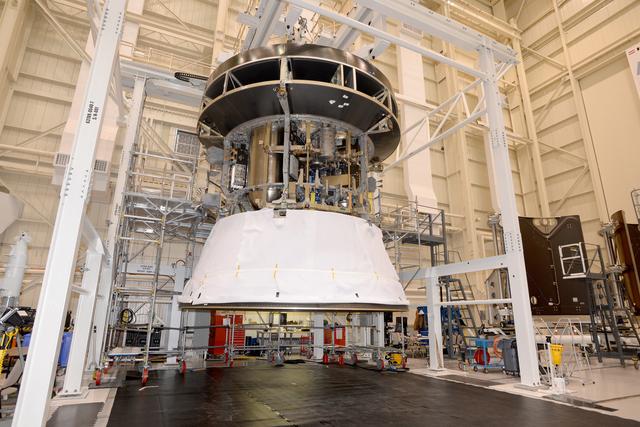 NASA image: Service module testing in Plum Brook