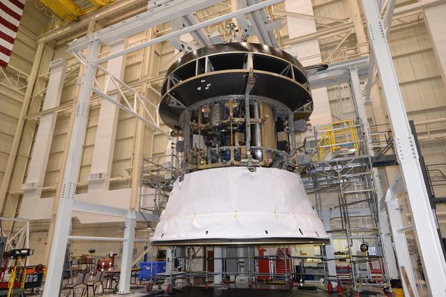 NASA image: Service module testing in Plum Brook