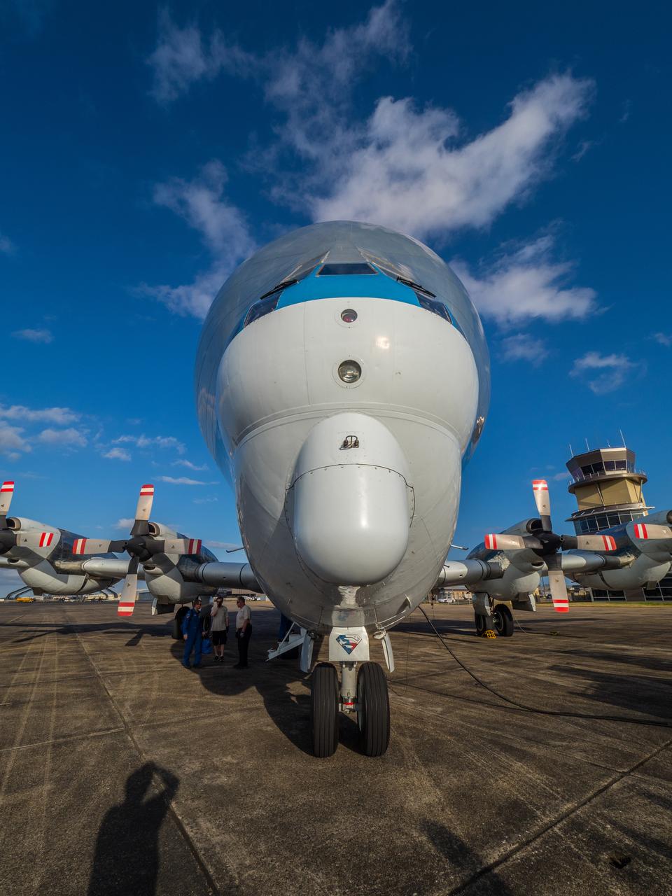 NASA's Super Guppy airplane arrives in New Orleans, Louisiana on Jan. 31, 2016. The Guppy will transport Orion's Artemis I crew module pressure vessel to Kennedy Space Center for final assembly. Part of Batch image transfer from Flickr.