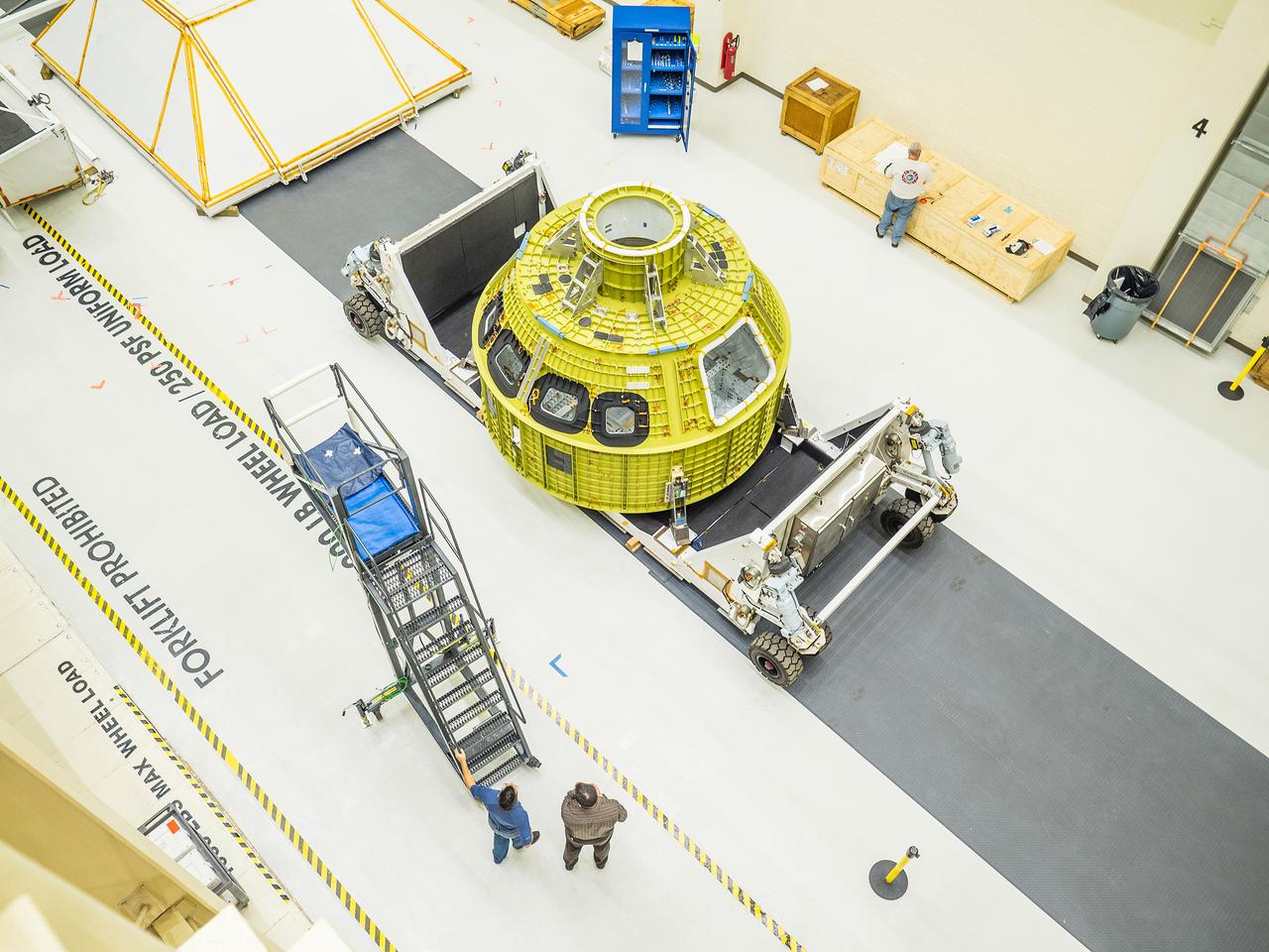 Orion arrives at Kennedy Space Center