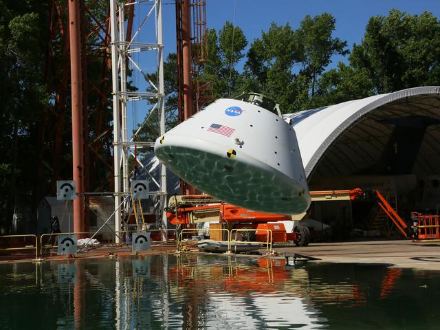 NASA image: Water Impact Testing