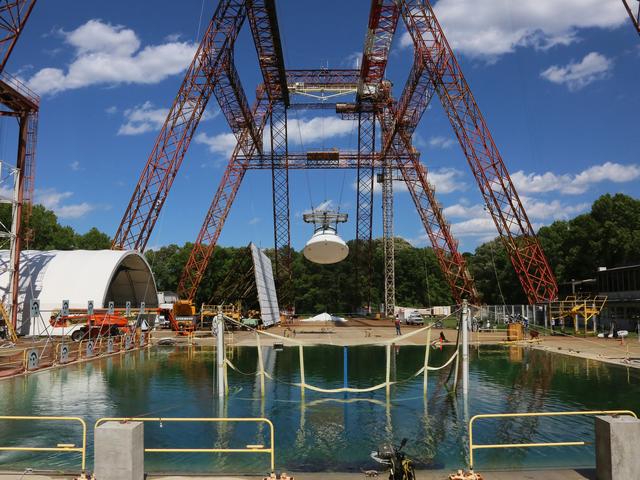 NASA image: Water Impact Testing