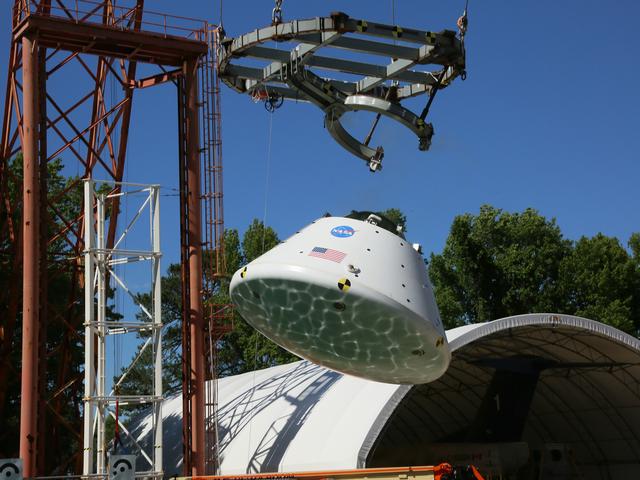 NASA image: Water Impact Testing