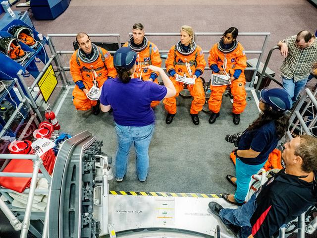 NASA image: Orion docking hatch evaluation