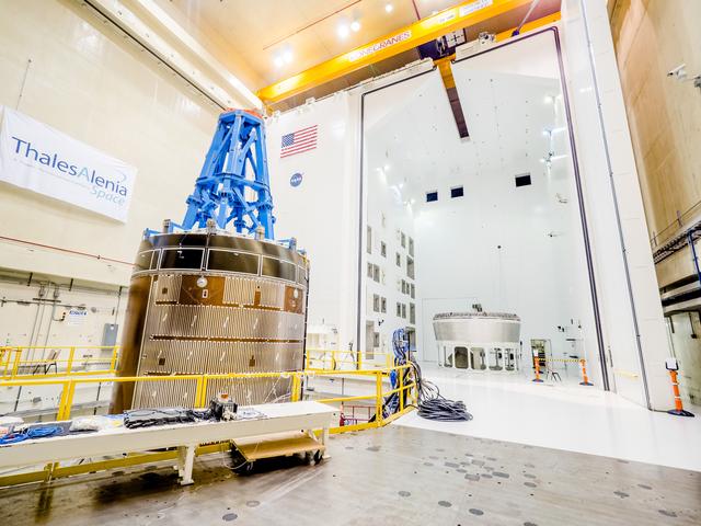 NASA image: ESA Service Module Vibration Testing