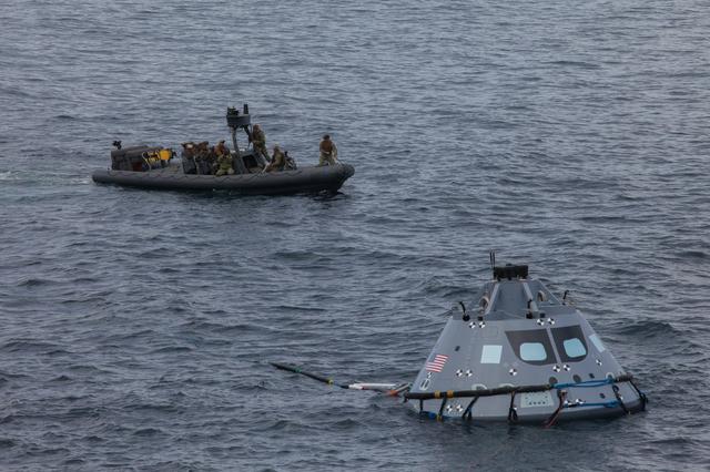 NASA image: Orion Underway Recovery Test 5 (URT-5)