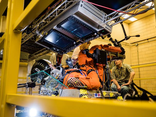 NASA image: NASA Simulates Orion Spacecraft Launch Conditions for Crew