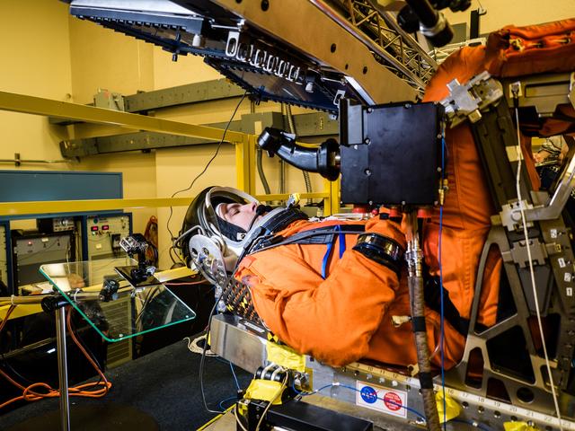NASA image: NASA Simulates Orion Spacecraft Launch Conditions for Crew