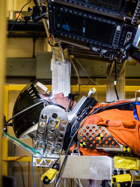 NASA image: NASA Simulates Orion Spacecraft Launch Conditions for Crew