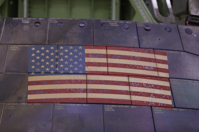 NASA image: EFT-1 Crew Module preparations to move to KSC Visitor Complex