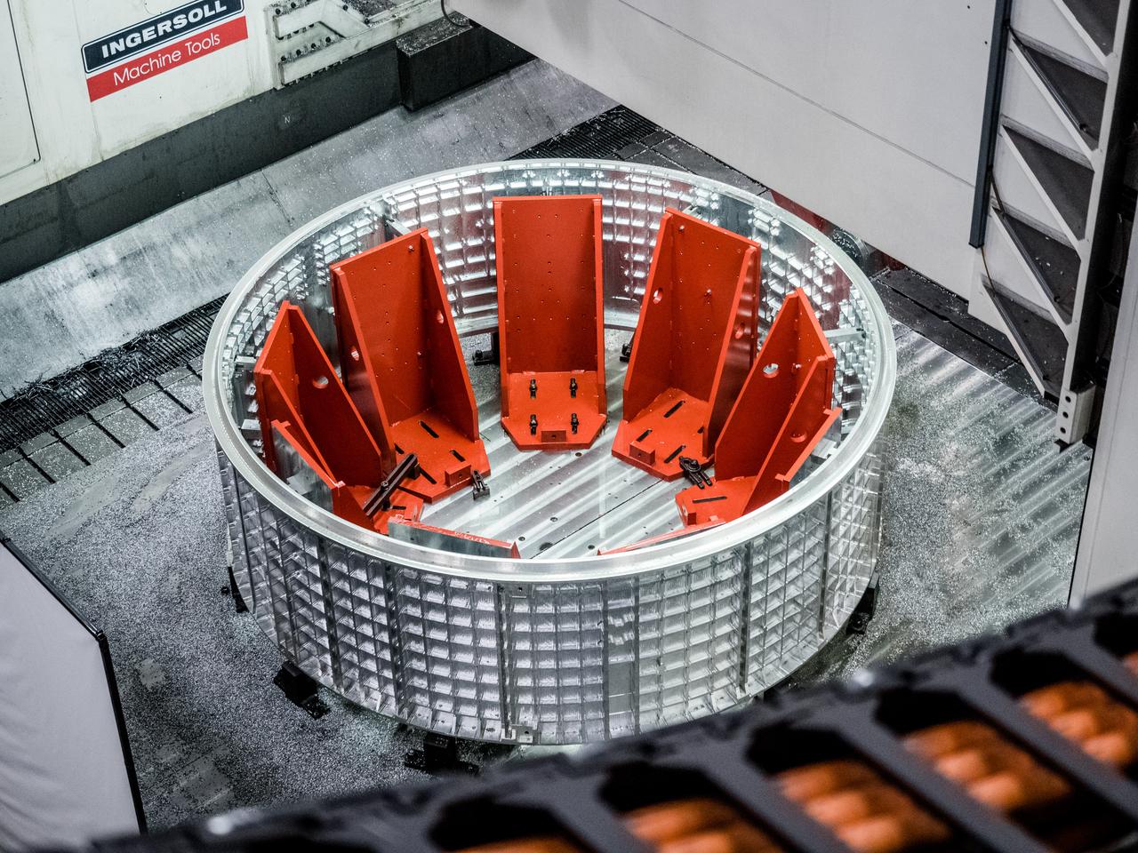 In Rockford, Illinois, Ingersoll Machine Tools builds parts for the Artemis II Orion crew module, shown here on April 13, 2017, which will carry humans beyond Earth orbit.