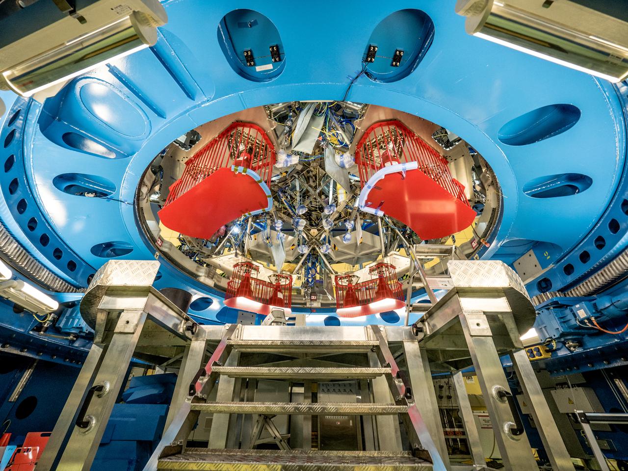 The ESA service module assembly continues at Airbus Defence and Space in Bremen, Germany on June 7, 2017.