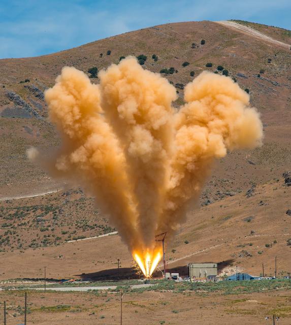 NASA image: Launch Abort System Abort Motor Firing