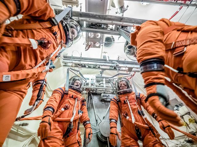 NASA image: Vacuum Pressure Integrated Suit Test