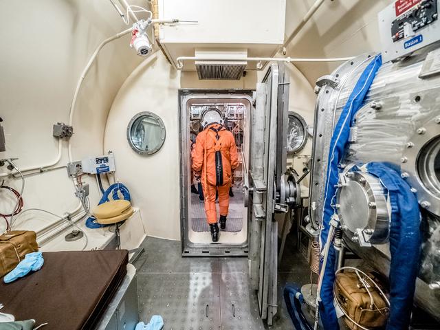 NASA image: Vacuum Pressure Integrated Suit Test