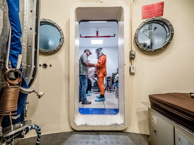 NASA image: Vacuum Pressure Integrated Suit Test