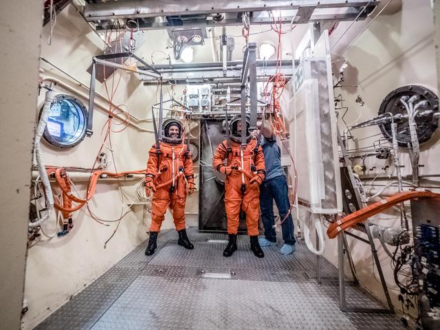 NASA image: Vacuum Pressure Integrated Suit Test