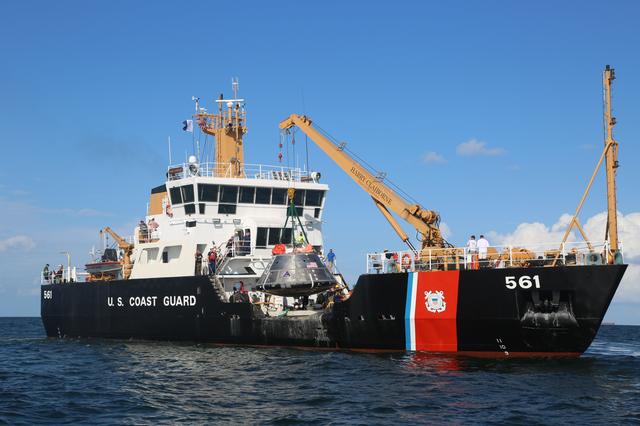 NASA image: Orion crew egress testing