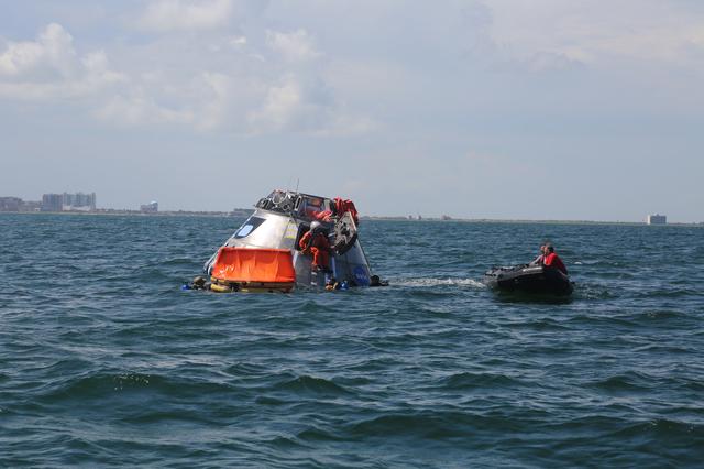 NASA image: Orion crew egress testing