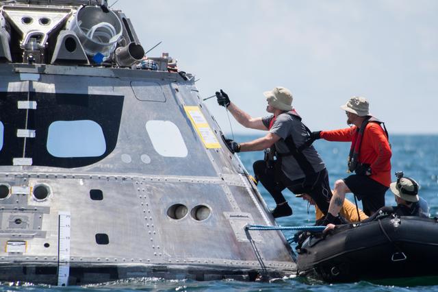 NASA image: Orion crew egress testing