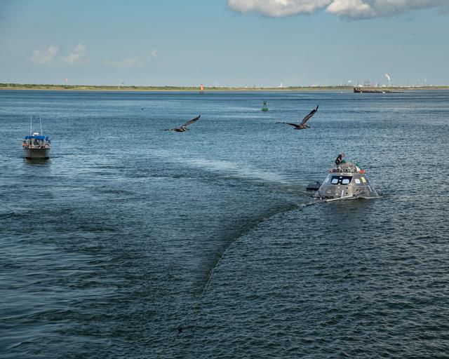 NASA image: Orion crew egress testing