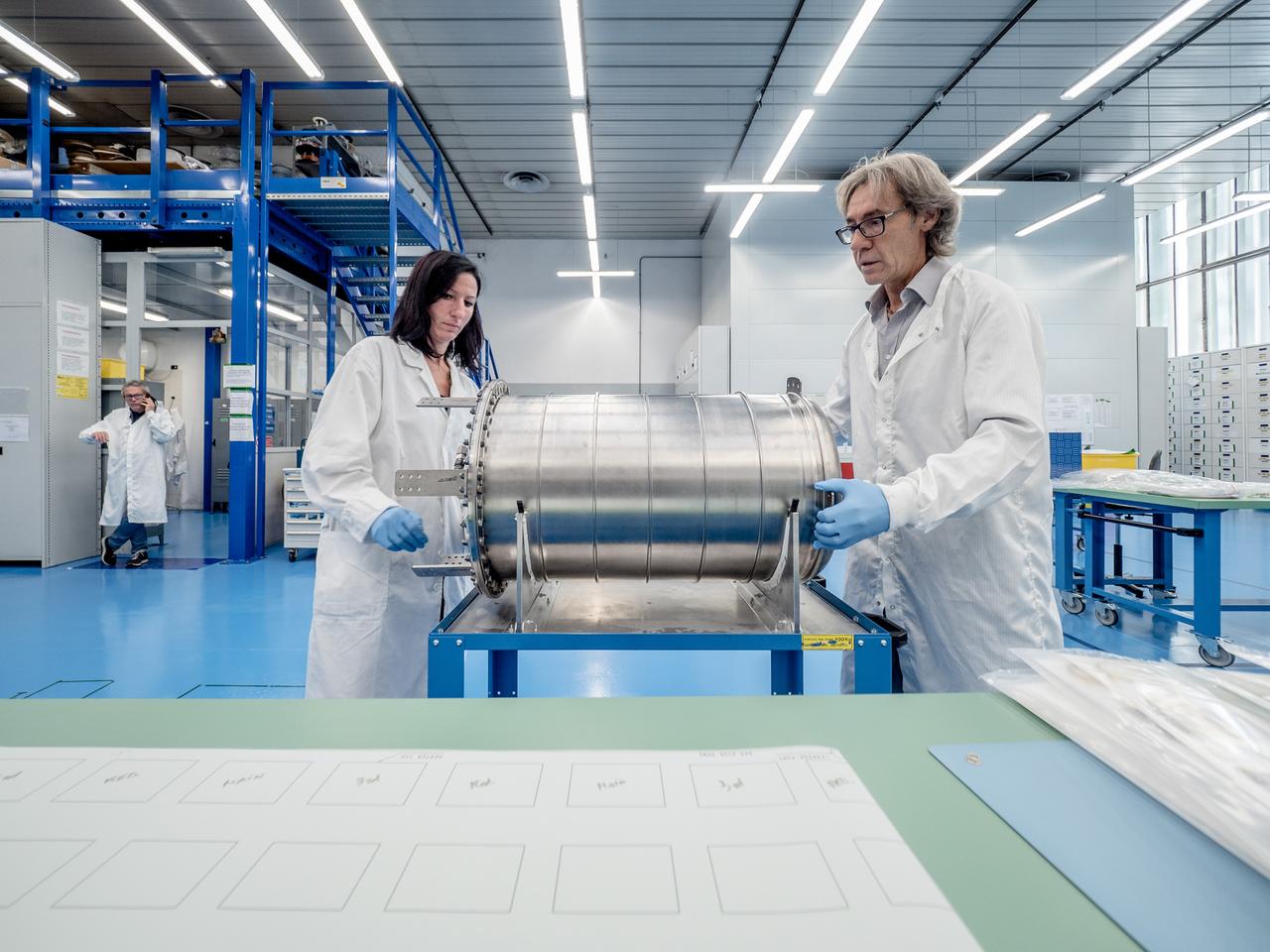 While engineers in Europe continue to outfit the Orion spacecraft’s service module for Artemis I in preparation for shipment to NASA’s Kennedy Space Center in Florida next year, work is already beginning on the service module that will power, propel, cool and provide air and water for the first crewed mission in the Orion spacecraft in the early 2020s. On Sept. 19, 2017, technicians at Thales Alenia in Turin, Italy, work on the primary structure of the European Service Module that will carry astronauts in Orion beyond the Moon during Artemis II. ESA (European Space Agency) and its contractors are providing Orion’s service module for its first two missions atop the Space Launch System rocket. NASA is leading the next steps in human space exploration and will send astronauts to the vicinity of the Moon to build and test the systems needed for challenging missions to deep space destinations including Mars. NASA is working with domestic and international partners to solve the great challenges of deep space exploration.