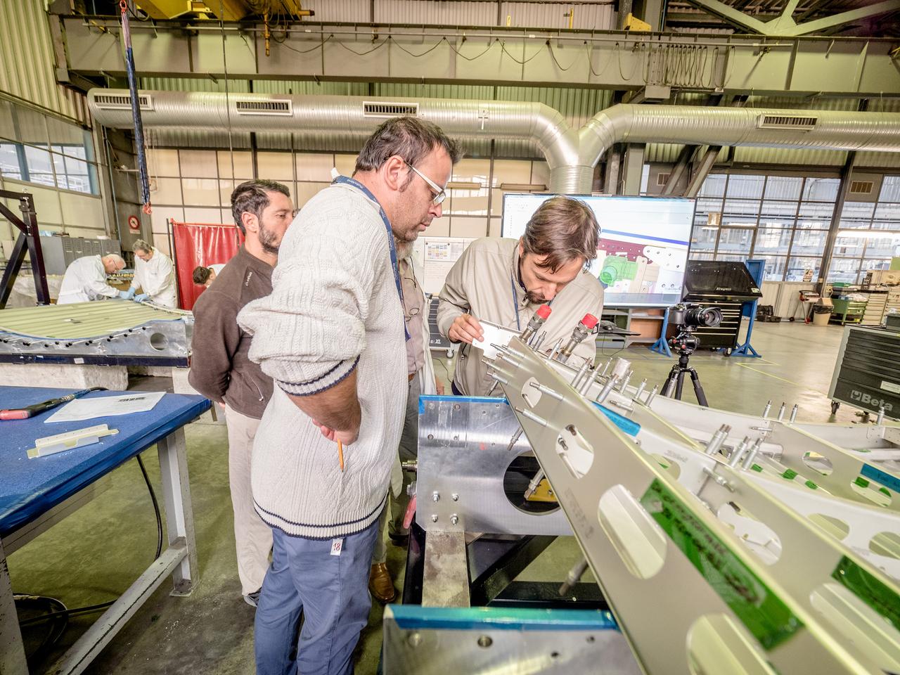 While engineers in Europe continue to outfit the Orion spacecraft’s service module for Artemis I in preparation for shipment to NASA’s Kennedy Space Center in Florida next year, work is already beginning on the service module that will power, propel, cool and provide air and water for the first crewed mission in the Orion spacecraft in the early 2020s. On Sept. 19, 2017, technicians at Thales Alenia in Turin, Italy, work on the primary structure of the European Service Module that will carry astronauts in Orion beyond the Moon during Artemis II. ESA (European Space Agency) and its contractors are providing Orion’s service module for its first two missions atop the Space Launch System rocket. NASA is leading the next steps in human space exploration and will send astronauts to the vicinity of the Moon to build and test the systems needed for challenging missions to deep space destinations including Mars. NASA is working with domestic and international partners to solve the great challenges of deep space exploration.