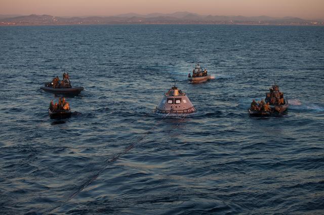 NASA image: Underway Recovery Test 6 (URT-6) - Day 6 Activities