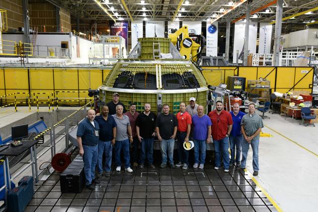 NASA image: Exploration Mission-2 crew module