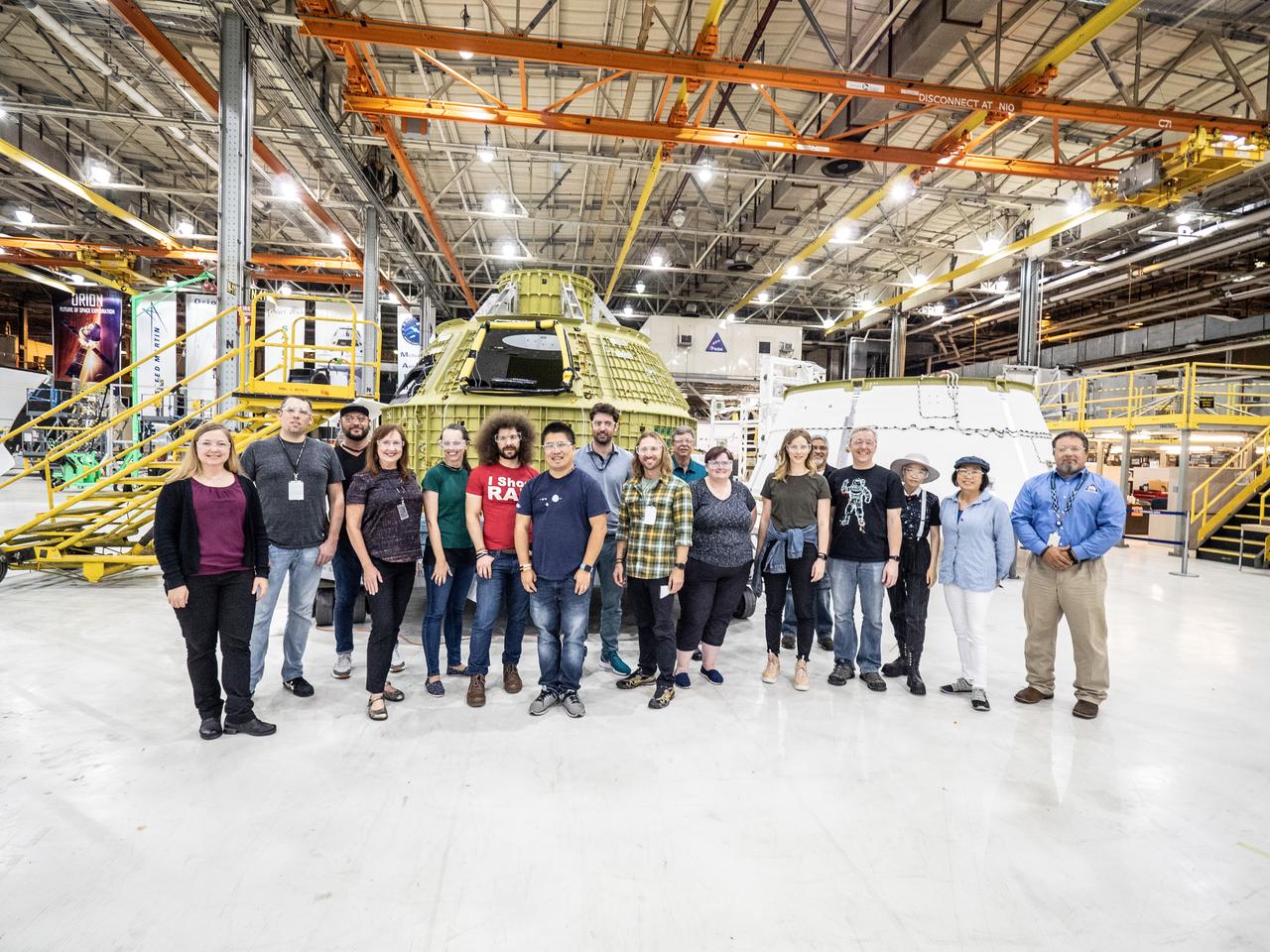 The NASA Photo Social at NASA’s Michoud Assembly Facility (MAF) in New Orleans, Louisiana, gathered social media-savvy photographers together on Aug. 16, 2018 to snap and share photos of the facility where NASA is building components for its deep space rocket, the Space Launch System, and crew vehicle, the Orion spacecraft. NASA Michoud is a world-class facility that is unique because it is one of the largest production buildings in the nation with a rich history of manufacturing excellence.