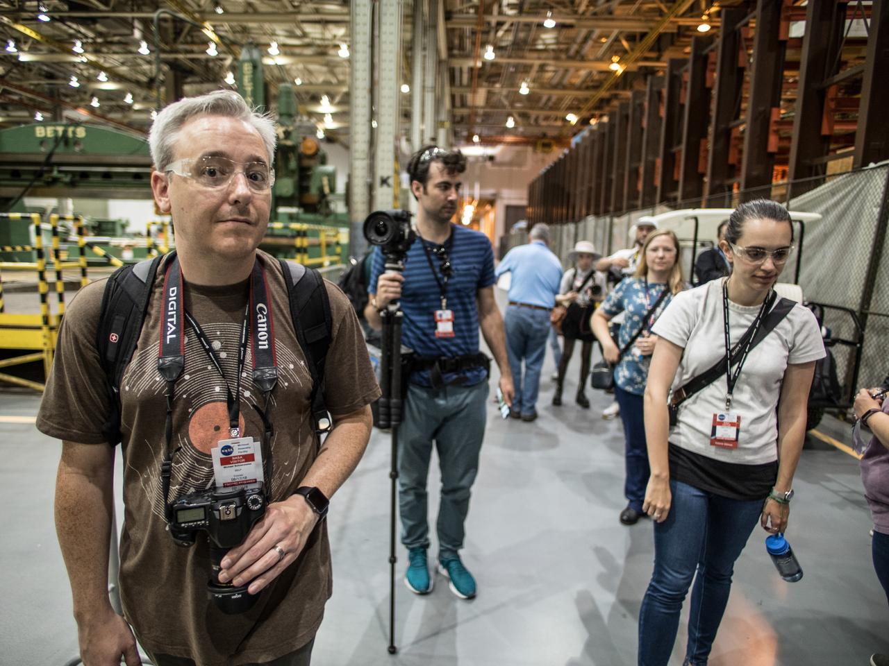 The NASA Photo Social at NASA’s Michoud Assembly Facility (MAF) in New Orleans, Louisiana, gathered social media-savvy photographers together on Aug. 16, 2018 to snap and share photos of the facility where NASA is building components for its deep space rocket, the Space Launch System, and crew vehicle, the Orion spacecraft. NASA Michoud is a world-class facility that is unique because it is one of the largest production buildings in the nation with a rich history of manufacturing excellence.