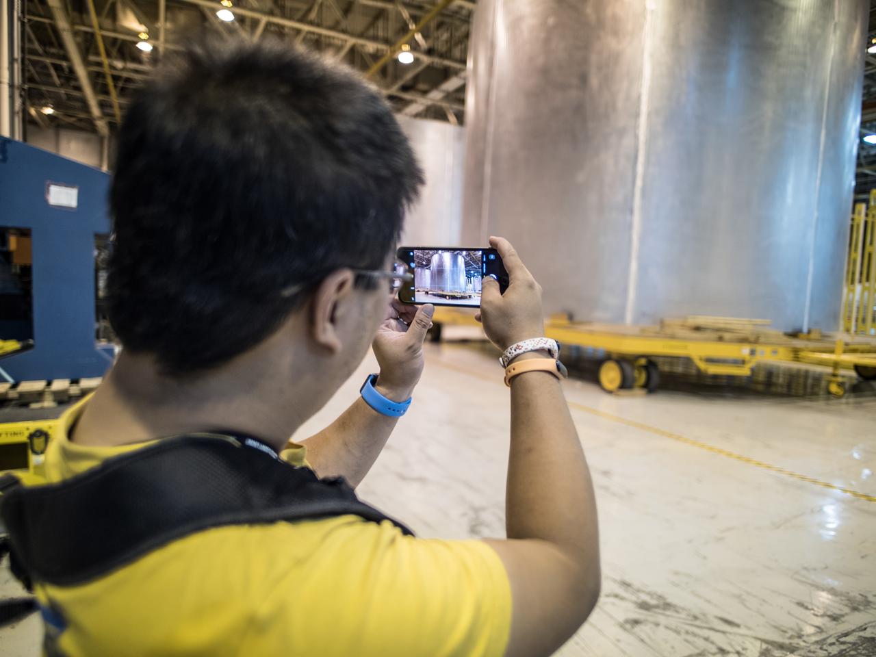 The NASA Photo Social at NASA’s Michoud Assembly Facility (MAF) in New Orleans, Louisiana, gathered social media-savvy photographers together on Aug. 16, 2018 to snap and share photos of the facility where NASA is building components for its deep space rocket, the Space Launch System, and crew vehicle, the Orion spacecraft. NASA Michoud is a world-class facility that is unique because it is one of the largest production buildings in the nation with a rich history of manufacturing excellence.