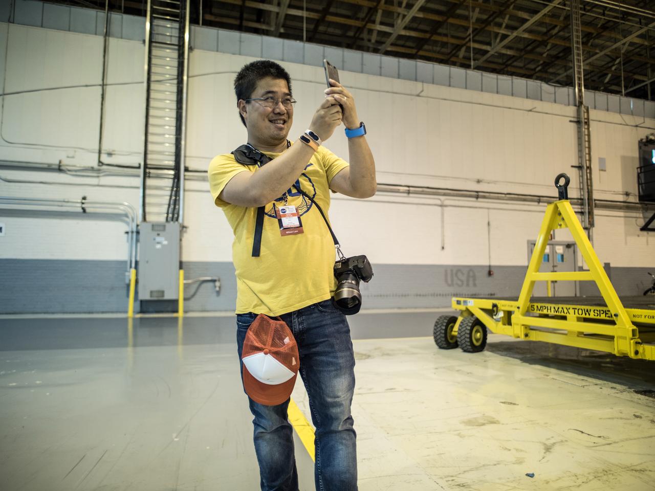 The NASA Photo Social at NASA’s Michoud Assembly Facility (MAF) in New Orleans, Louisiana, gathered social media-savvy photographers together on Aug. 16, 2018 to snap and share photos of the facility where NASA is building components for its deep space rocket, the Space Launch System, and crew vehicle, the Orion spacecraft. NASA Michoud is a world-class facility that is unique because it is one of the largest production buildings in the nation with a rich history of manufacturing excellence.