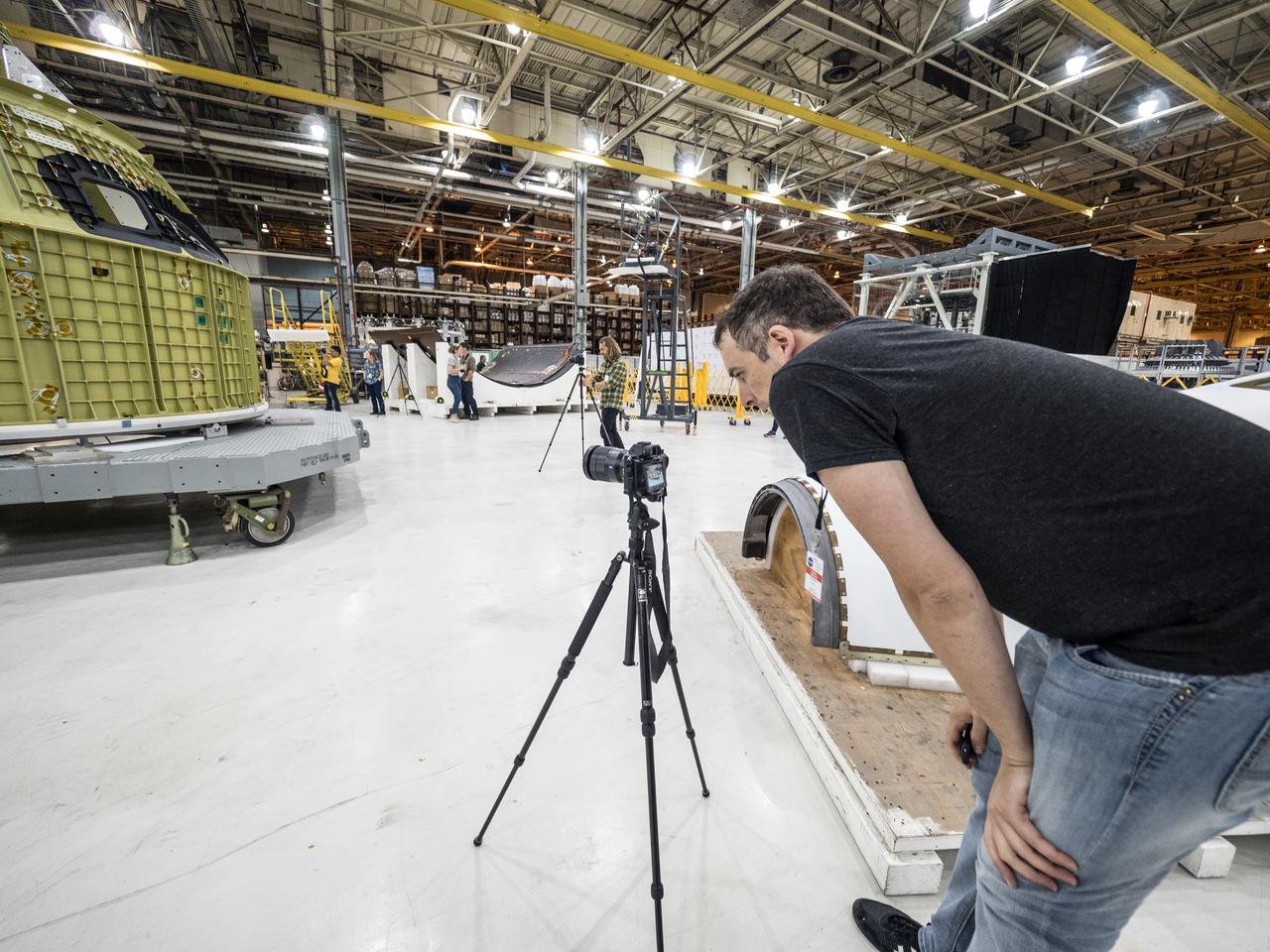The NASA Photo Social at NASA’s Michoud Assembly Facility (MAF) in New Orleans, Louisiana, gathered social media-savvy photographers together on Aug. 16, 2018 to snap and share photos of the facility where NASA is building components for its deep space rocket, the Space Launch System, and crew vehicle, the Orion spacecraft. NASA Michoud is a world-class facility that is unique because it is one of the largest production buildings in the nation with a rich history of manufacturing excellence.