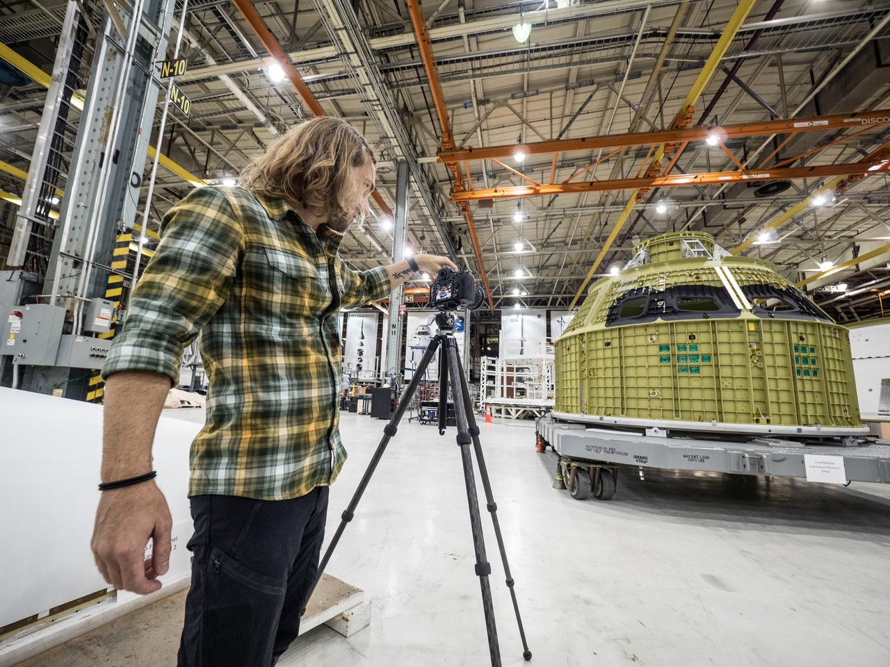 The NASA Photo Social at NASA’s Michoud Assembly Facility (MAF) in New Orleans, Louisiana, gathered social media-savvy photographers together on Aug. 16, 2018 to snap and share photos of the facility where NASA is building components for its deep space rocket, the Space Launch System, and crew vehicle, the Orion spacecraft. NASA Michoud is a world-class facility that is unique because it is one of the largest production buildings in the nation with a rich history of manufacturing excellence.