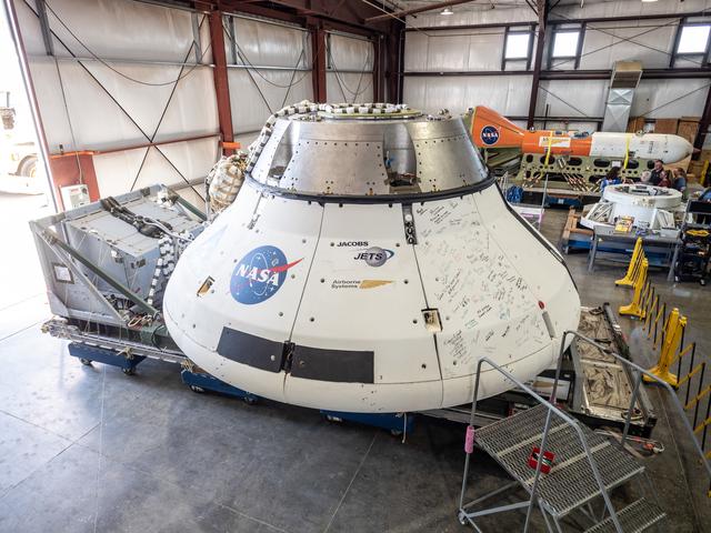 NASA image: Preparing for final drop test in Yuma