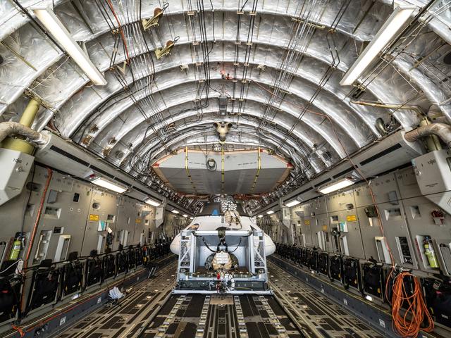 NASA image: Preparing for final drop test in Yuma