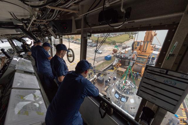 NASA image: Orion's Crew Module Uprighting System Test