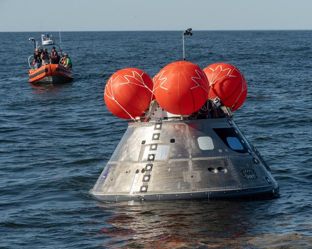 NASA image: Orion's Crew Module Uprighting System Test