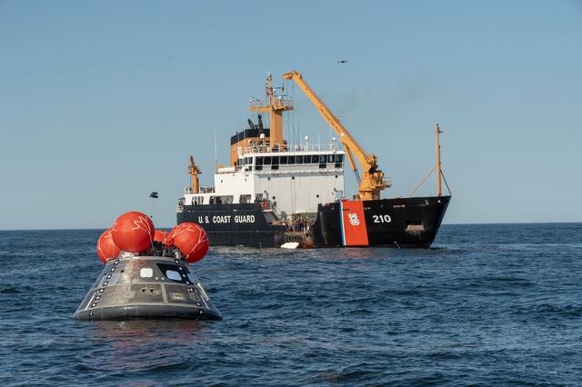 NASA image: Orion's Crew Module Uprighting System Test