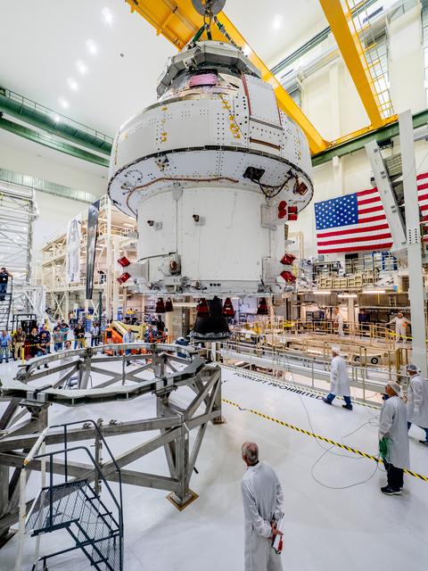 NASA image: Orion Moved from Assembly Stand Ahead of Shipment to Ohio for Te