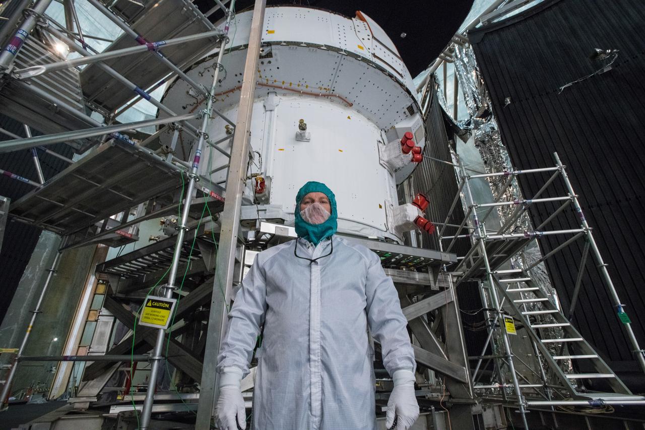 Glenn Research Center's Neil A. Armstrong Test Facility (formerly Plum Brook Station) in Ohio houses the world’s largest space simulation vacuum chamber where the Orion spacecraft, shown here on March 11, 2020, was rigorously tested for Artemis missions to the Moon.