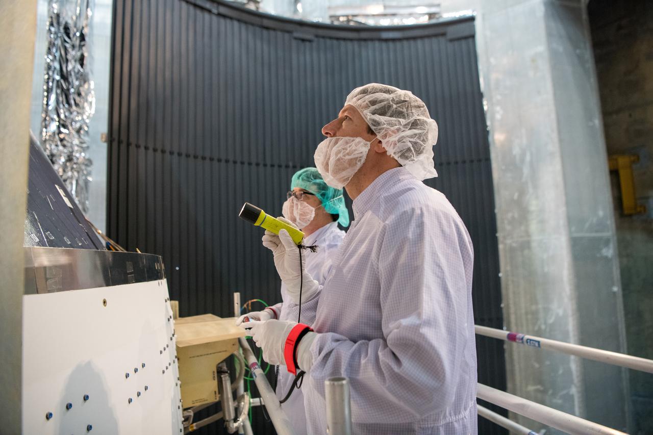 Glenn Research Center's Neil A. Armstrong Test Facility (formerly Plum Brook Station) in Ohio houses the world’s largest space simulation vacuum chamber where the Orion spacecraft, shown here on March 11, 2020, was rigorously tested for Artemis missions to the Moon.