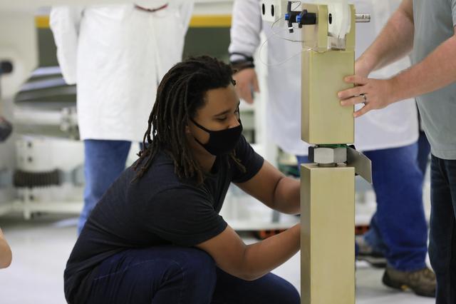 NASA image: Orion Spacecraft Adapter (SA) Cone Install