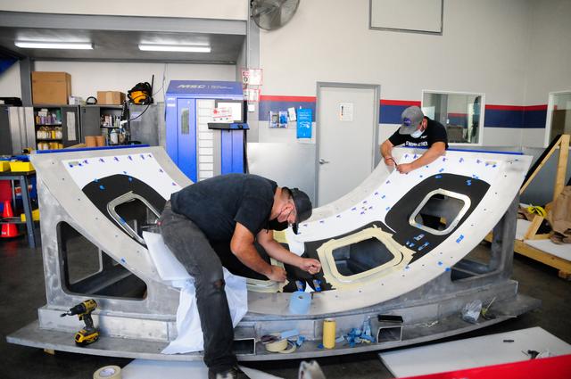 NASA image: Orion Window Panel Complete for Front-Row View on Artemis Moon M