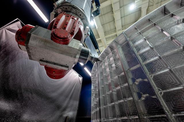 NASA image: Artemis III machining at Ingersoll Machine Tool, Inc.